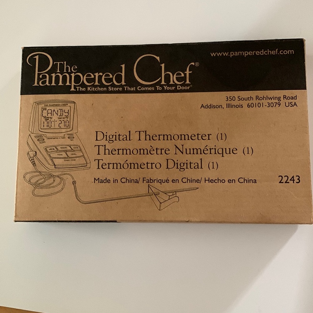 Pampered Chef digital thermometer